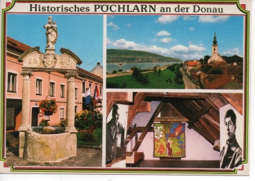 Ansichtskarte Historisches Pöchlarn an der Donau - Mehrbildkarte